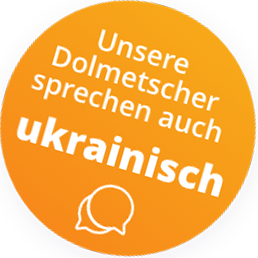 Unsere Dolmetscher sprechen auch ukrainisch